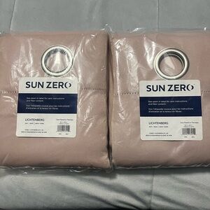 Sun Zero Blush Pink Curtains by Lichtenberg